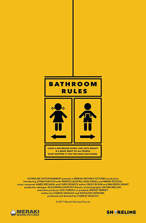 Bathroom Rules poster