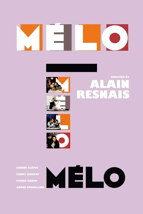 Mélo (1986) poster