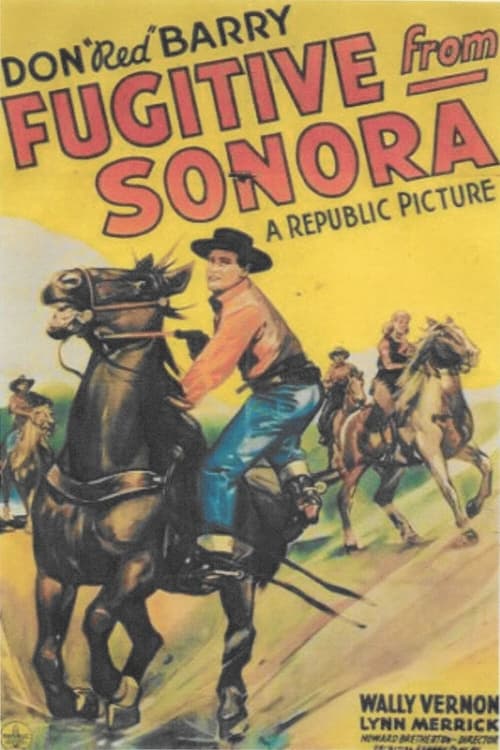 Poster Fugitive from Sonora 1943