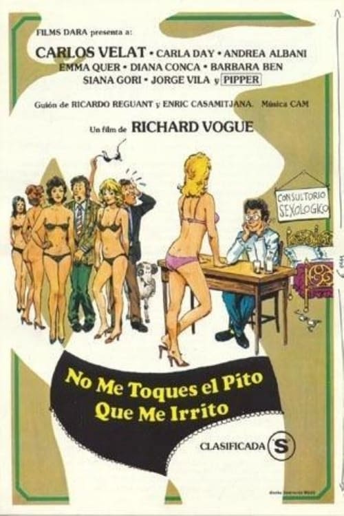 Poster No me toques el pito que me irrito 1983