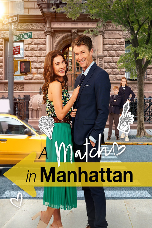 Póster oficial de A Match in Manhattan (2023) - TV Movie