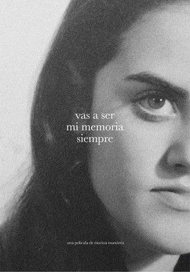 Vas a ser mi memoria siempre poster