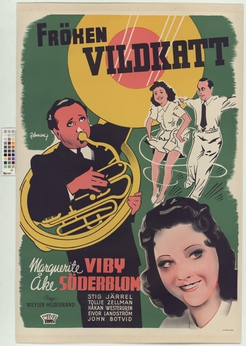 Poster Fröken Vildkatt 1941