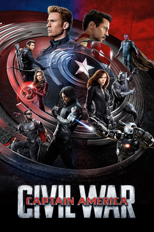 Affiche de Captain America : Civil War