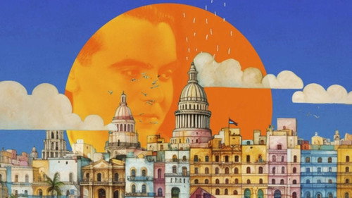 Lorca en la Habana Backdrop Blur