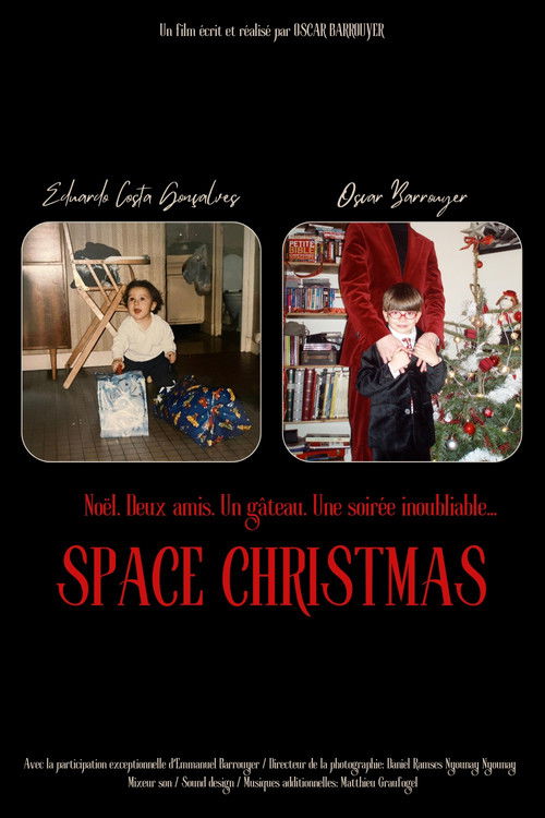 Space Christmas poster