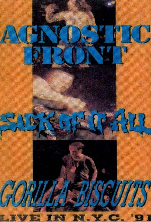 Live in New York: Agnostic Front, Sick of It All, Gorilla Biscuits movie poster player
