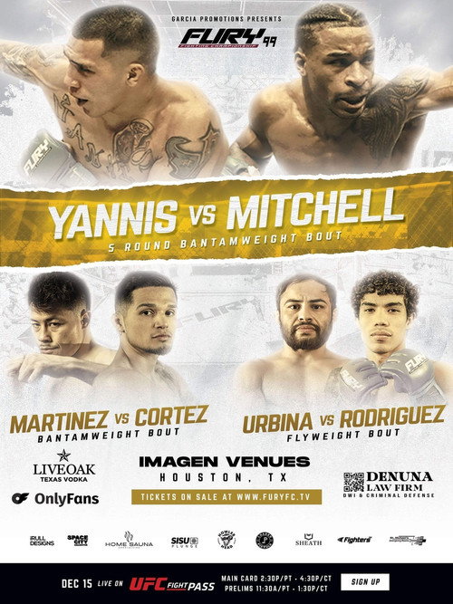 Fury FC 99: Yannis vs. Mitchell