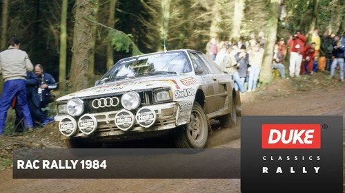 RAC Rally 1984 Backdrop Blur