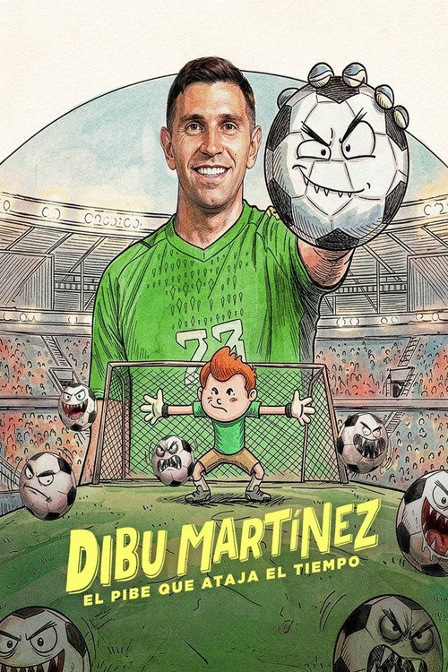 Póster oficial de Emi Martínez: The Kid Who Stops Time (2026) - Animation