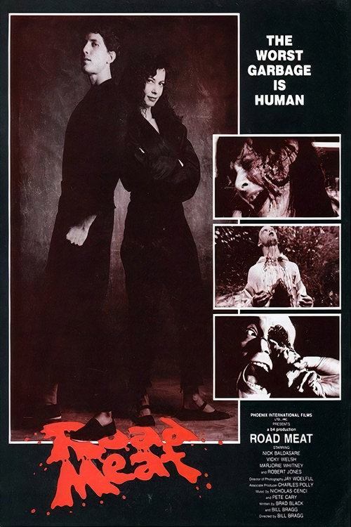 Pôster oficial de Road Meat (1989) - Terror