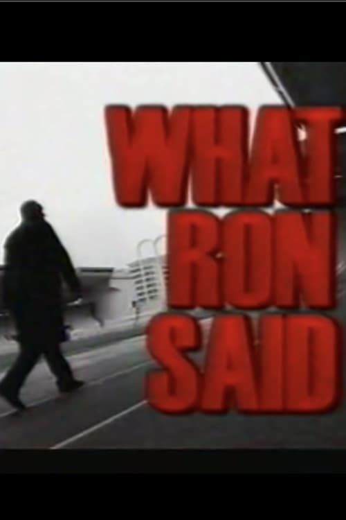 What Ron Said (2004) poster