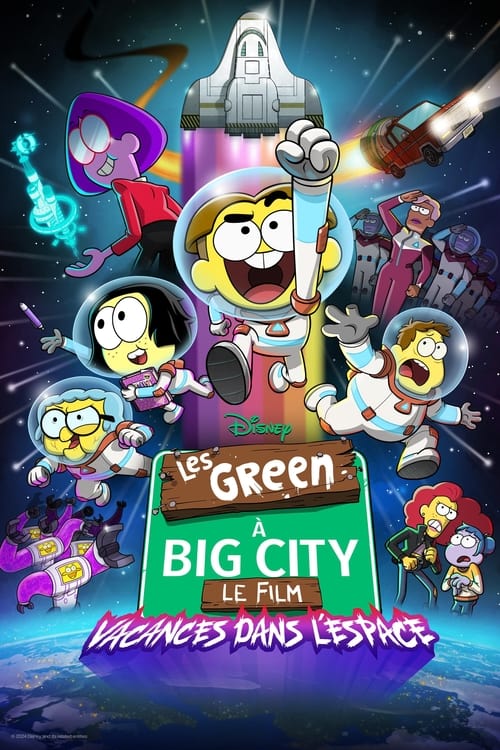 Poster image du film Les Green à Big City, le film : Vacances dans l'espace Les Green à Big City, le film : Vacances dans l'espace