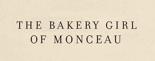 The Bakery Girl of Monceau logo