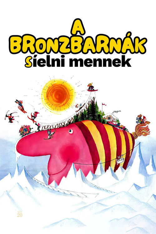 A bronzbarnák síelni mennek