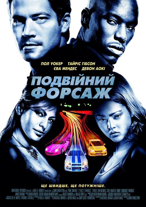 Подвійний форсаж / 2 Fast 2 Furious (2003) TMDB poster