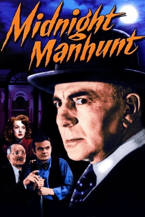 Poster Midnight Manhunt 1945