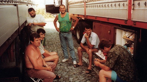 backdrop Alltagsgeschichte – Rast an der Autobahn