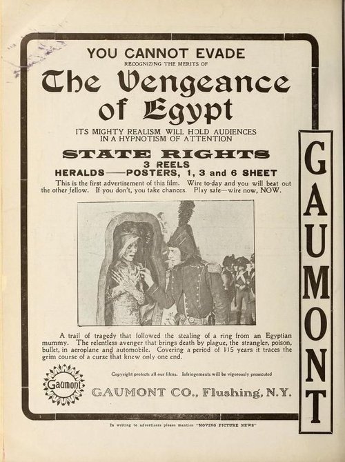 The Vengeance of Egypt movie poster player