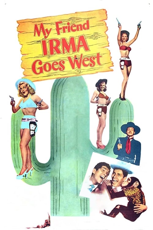 Grootschalige poster van My Friend Irma Goes West