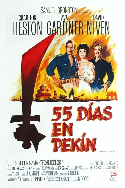 55 días en Pekín movie poster player