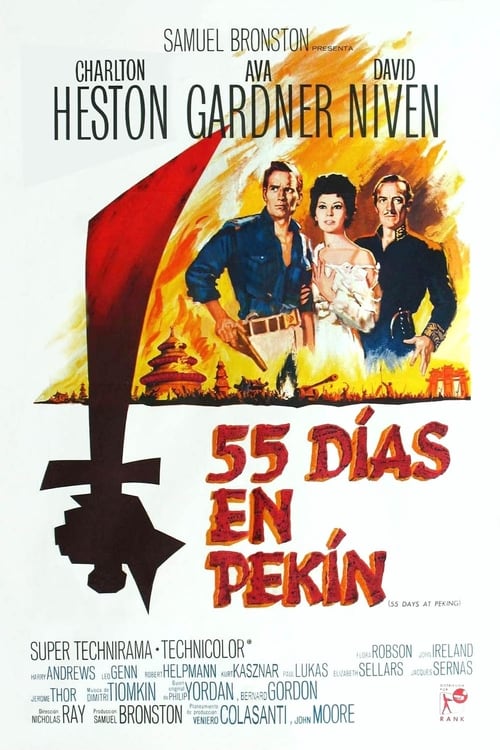 55 Days at Peking poster