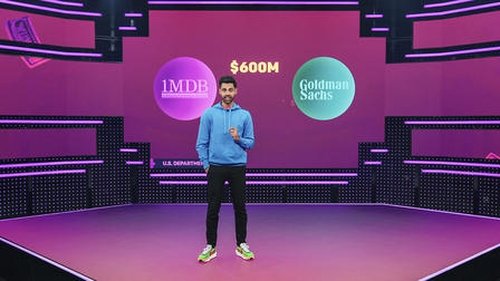 Escena del episodio 4 de la temporada 3 de la serie Patriot Act with Hasan Minhaj