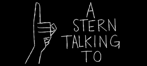 A Stern Talking To logo