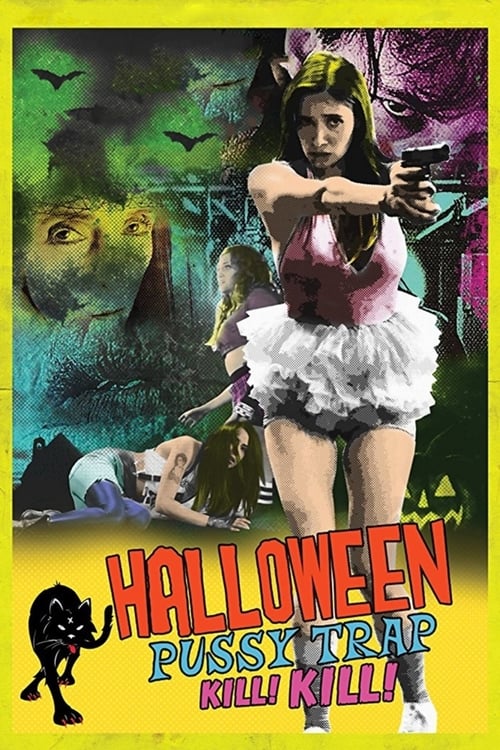 Grootschalige poster van Halloween Pussy Trap Kill! Kill!