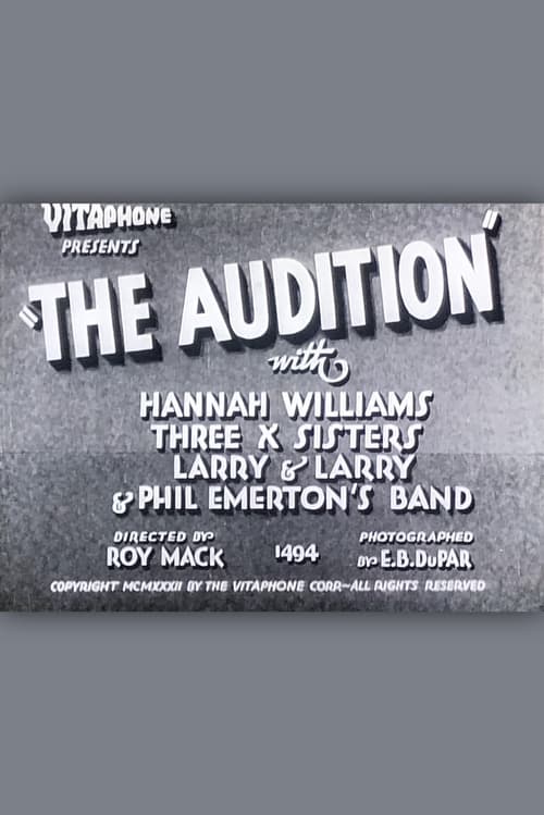 The Audition (1933) poster