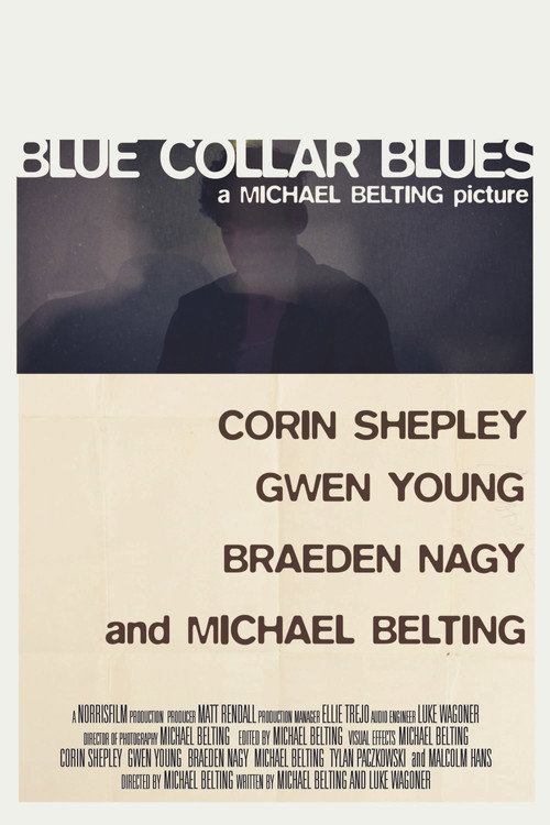 Póster oficial de BLUE COLLAR BLUES (2024) - Thriller
