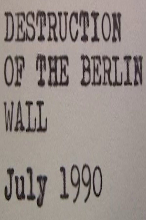 Destruction of the Berlin Wall