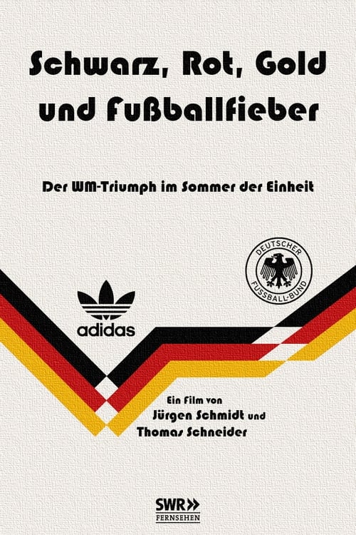 Poster Schwarz, Rot, Gold und Fußballfieber 2015