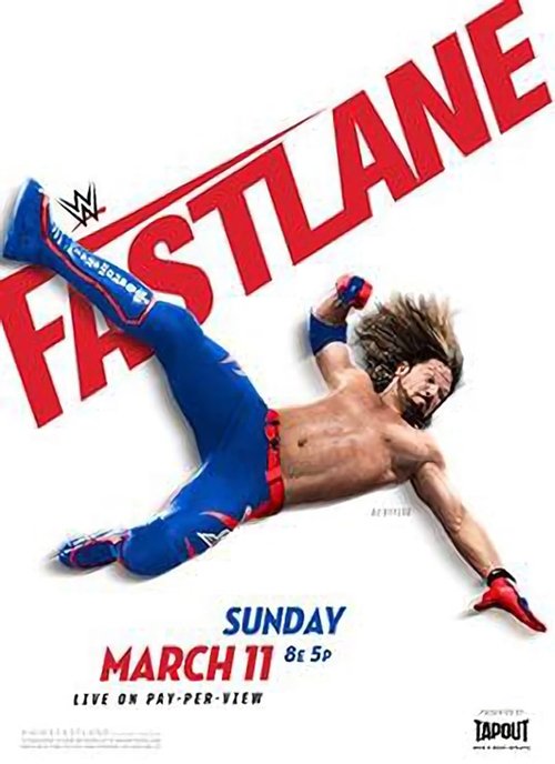 WWE Fastlane 2018 movie poster player