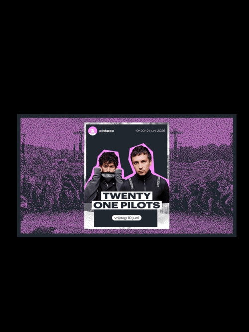 Twenty One Pilots live at Pinkpop 2026 Poster