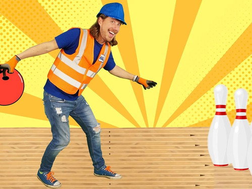 Bowling for Kids | Handyman Hal Explore Bowling Alley | Fun Videos for Kids