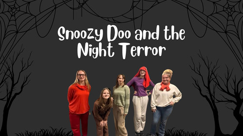 Snoozy Doo and the Night Terror Backdrop Blur