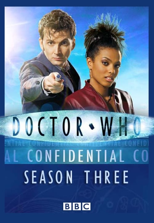 Póster de la temporada 3 de la serie Doctor Who Confidential