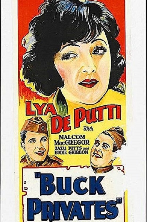 Buck Privates movie poster player