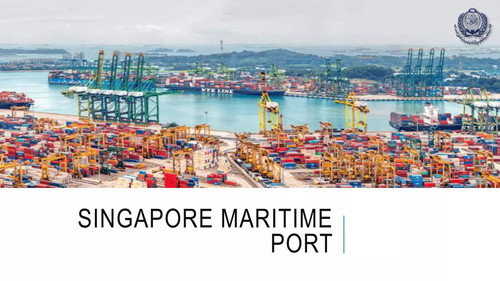 Inside Maritime Singapore Backdrop Blur