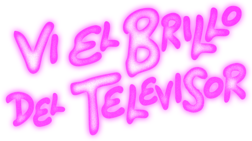 Vi el brillo del televisor