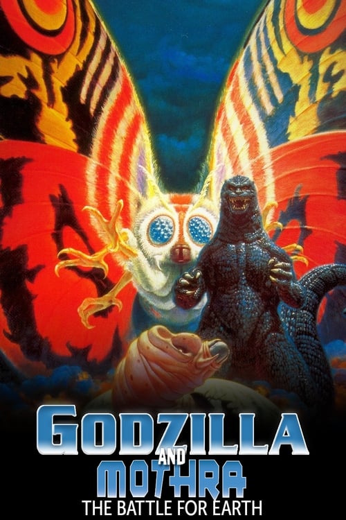 Grootschalige poster van Godzilla vs. Mothra