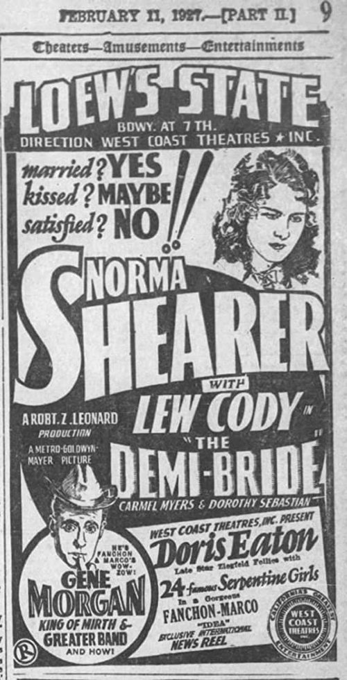 The Demi-Bride movie poster player