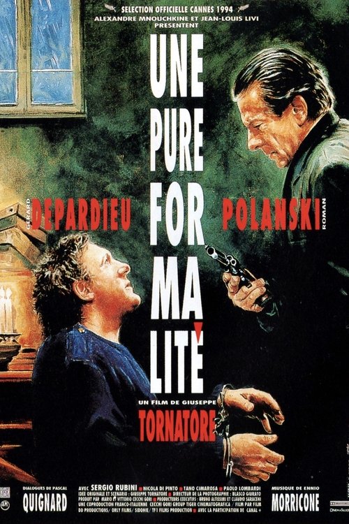 Una pura formalità (1994) poster