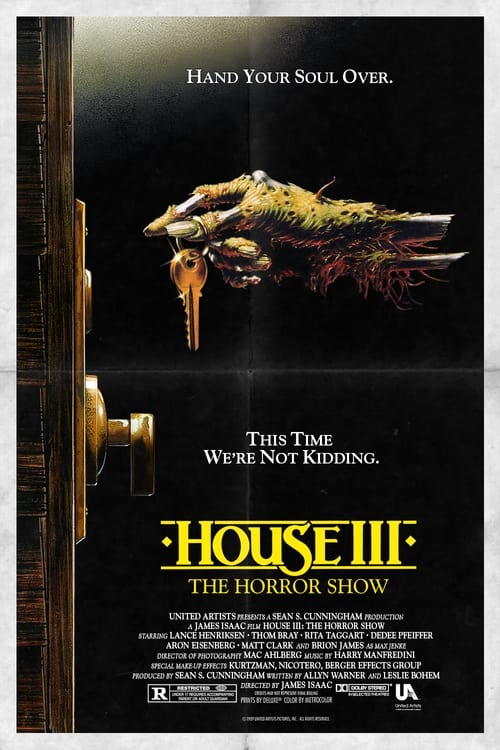 Poster The Horror Show 1989