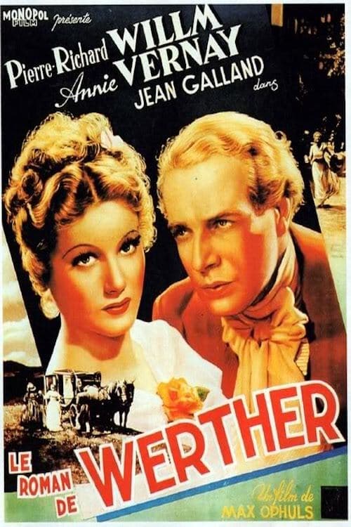 Le Roman de Werther (1938) poster