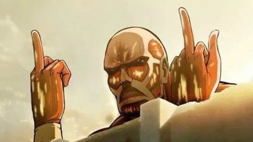 A Slap On Titan Backdrop Blur
