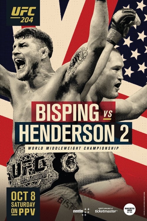Poster UFC 204: Bisping vs. Henderson 2 2016