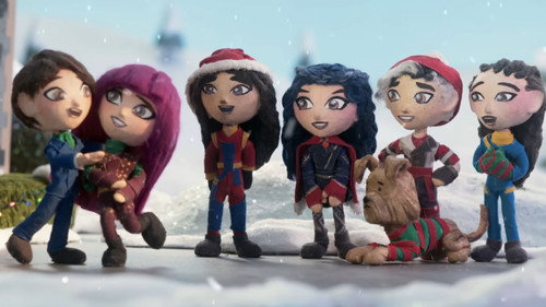 Descendants 2: A Rotten Holiday Backdrop Blur