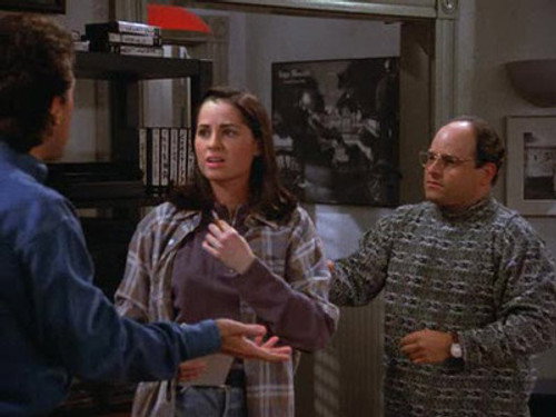 Seinfeld S04E17 — The Outing episode still